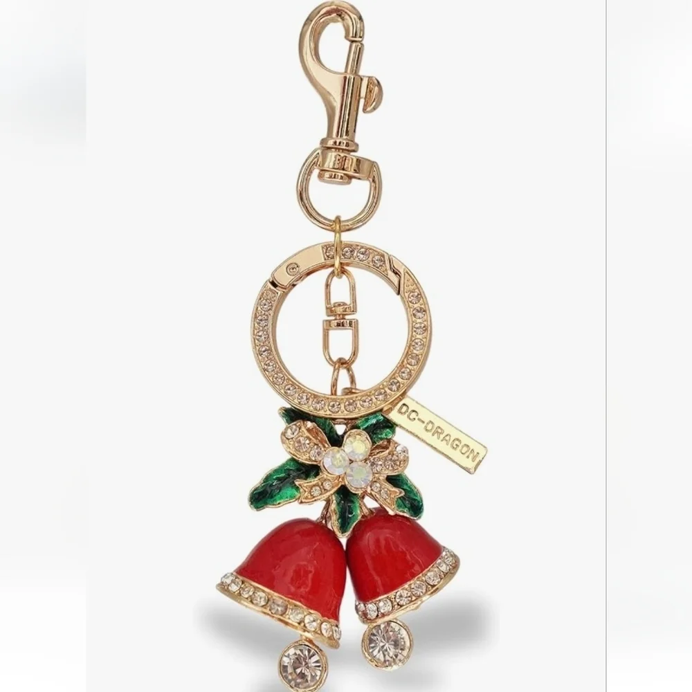 Crystal Bell Cute Rhinestone Bag Charm